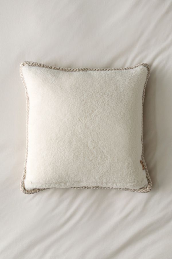 Slide View: 2: UGG Kirkwood Braid-Trim Throw Pillow