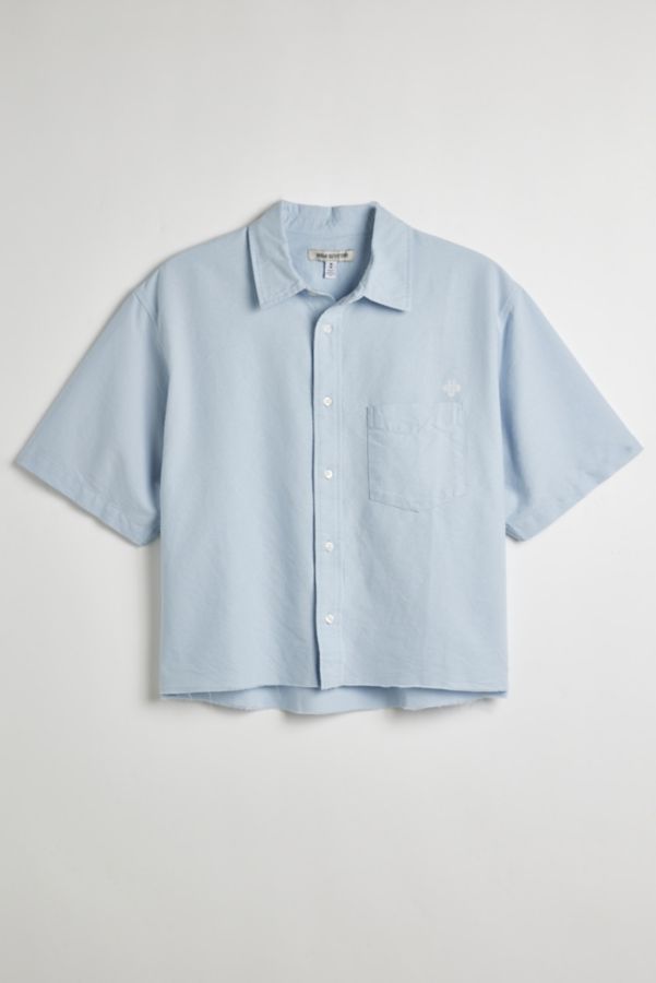 Slide View: 2: Chemise Oxford Coupée Unie UO