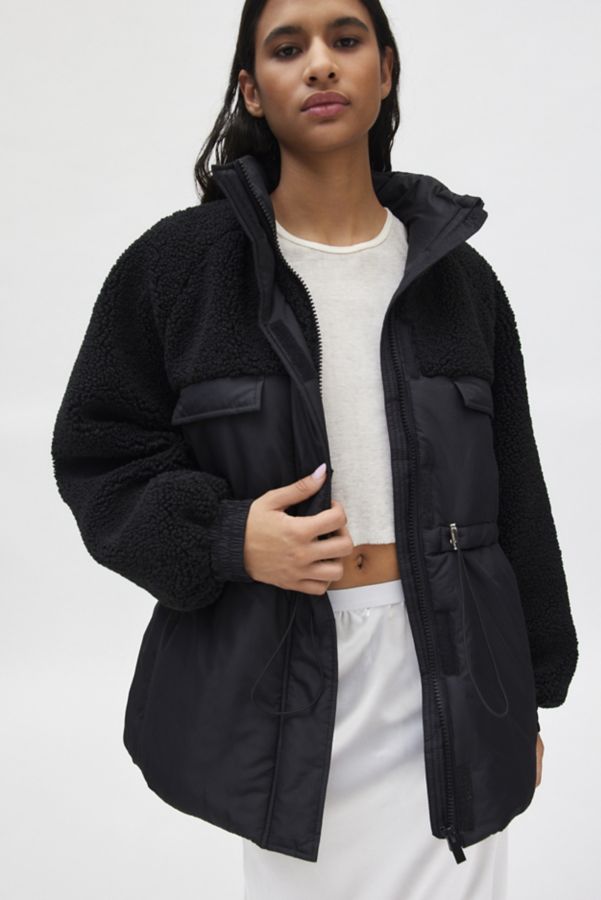 Slide View: 2: BDG Shelby Mixed Media Puffer Coat