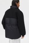 Thumbnail View 4: BDG Shelby Mixed Media Puffer Coat