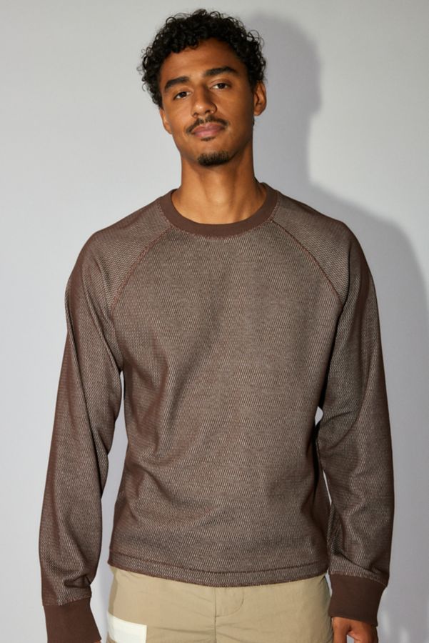 Slide View: 1: Standard Cloth Foghorn Plated Thermal Long Sleeve Tee