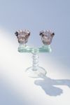 Thumbnail View 2: Glass Double Taper Candle Holder