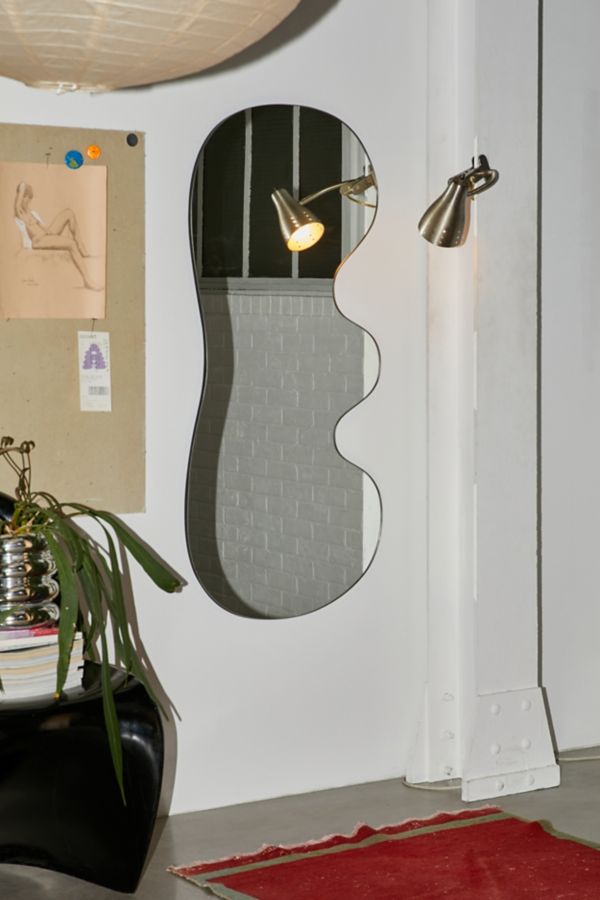 Slide View: 1: Frameless Wall Mirror