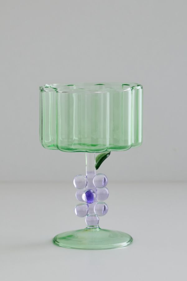 Slide View: 2: Grape Stemmed Goblet