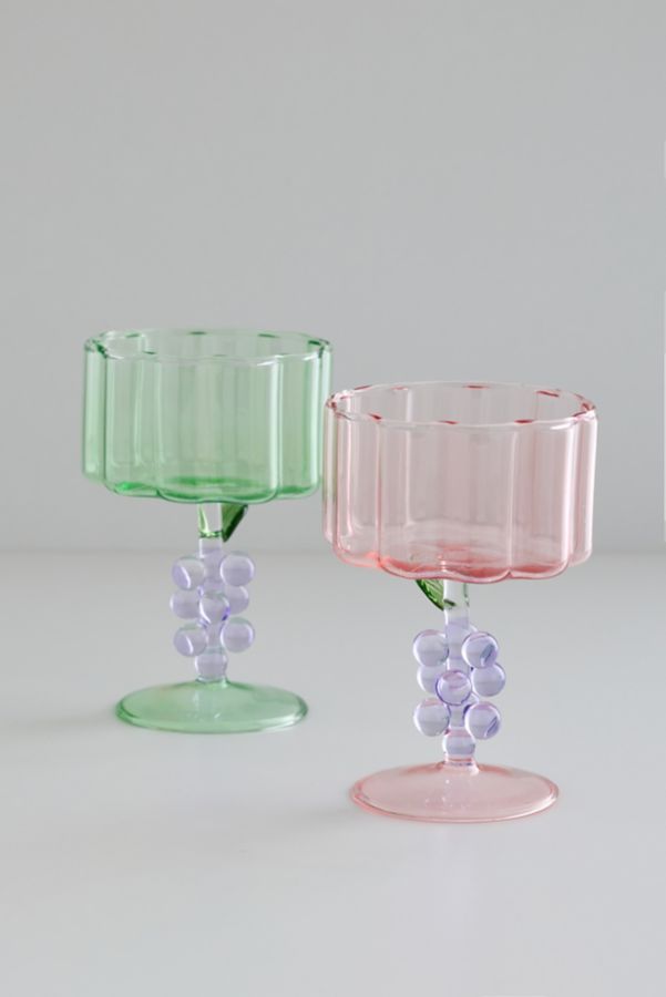 Slide View: 4: Grape Stemmed Goblet