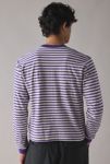 Thumbnail View 2: BDG Bonfire Stripe Cropped Long Sleeve Pocket Tee