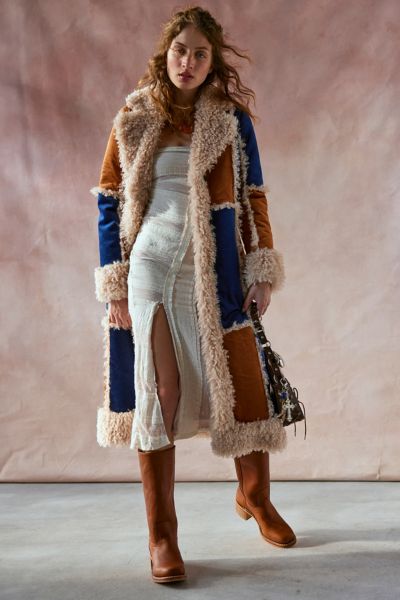 Kimchi Blue Ember Patchwork Coat