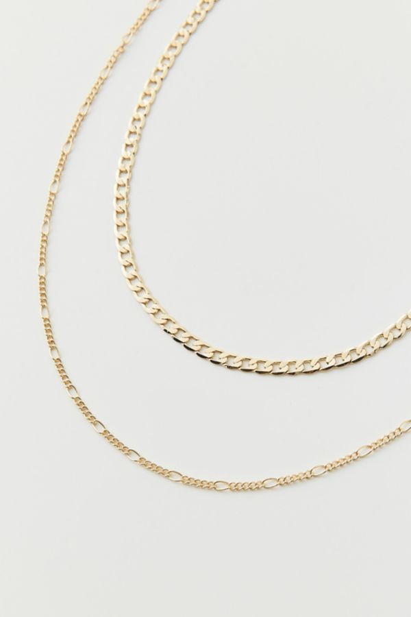 Slide View: 3: Essential Delicate Chain Layering Necklace Set