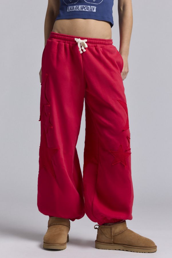 Slide View: 2: Out From Under Brenda Star Patch Jogger Sweatpant