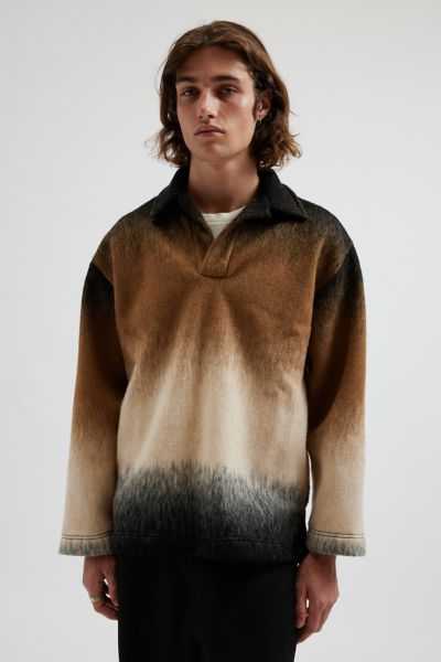 David Catalán Papa Polo Collar Sweater