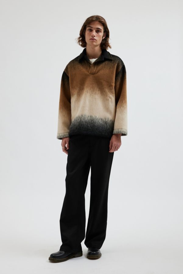 Slide View: 3: David Catalán Papa Polo Collar Sweater