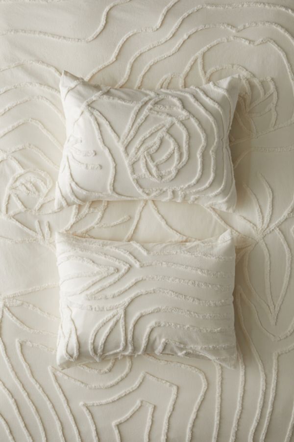 Slide View: 2: Rose Tufted Sham Set