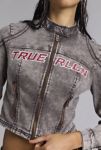 Thumbnail View 1: True Religion Denim Slim Moto Zip Jacket