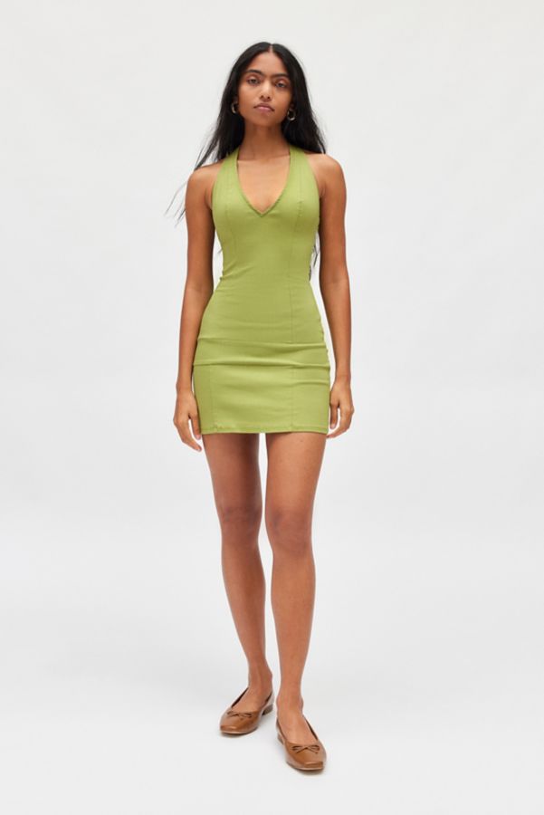 Slide View: 2: Silence + Noise Giselle Racerback Mini Dress