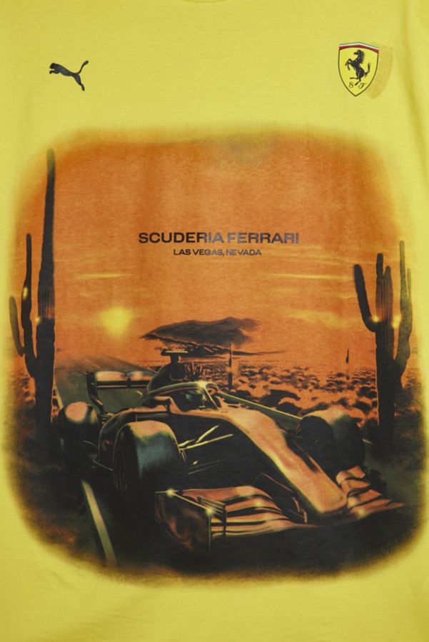 Slide View: 3: Puma For Scuderia Ferrari Desert Sun Graphic Tee