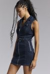 Thumbnail View 3: True Religion Moto Denim Mini Dress