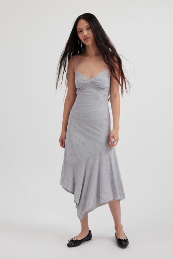 Slide View: 1: Motel Devon Asymmetric Midi Dress