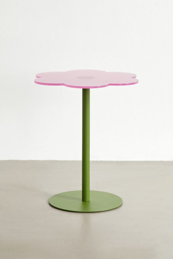 Slide View: 2: Petunia Acrylic Side Table