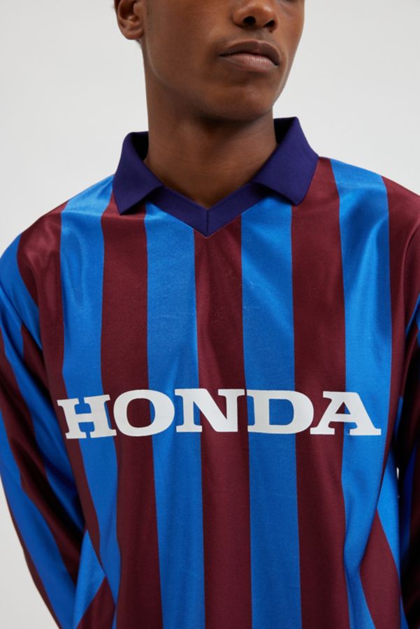 Slide View: 5: Honda Long Sleeve Soccer Jersey Polo Tee