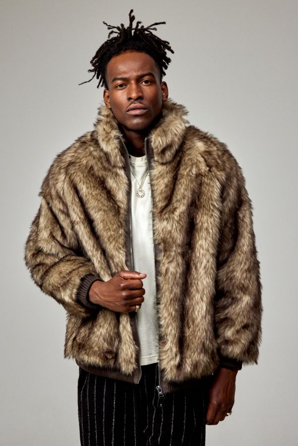 Slide View: 8: iets frans... Wade Faux Fur Coat