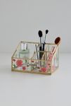 Thumbnail View 1: Pressed Flower Glass Makeup Organizer