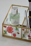 Thumbnail View 2: Pressed Flower Glass Makeup Organizer