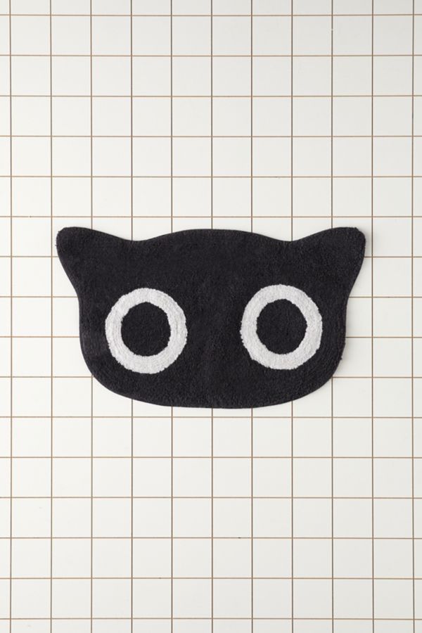 Slide View: 2: Milo Cat Face Bath Mat