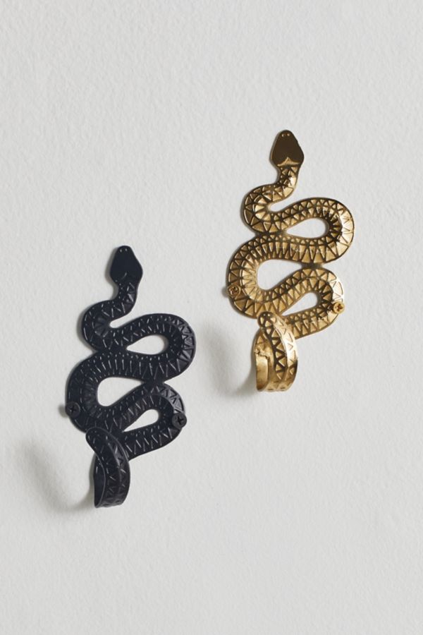 Slide View: 4: Snake Metal Wall Hook