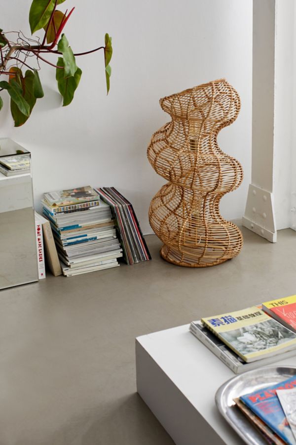 Slide View: 2: Rasmus Rattan Floor Lamp