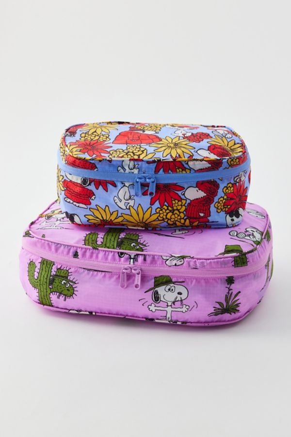 Slide View: 1: BAGGU X Peanuts Packing Cube Set