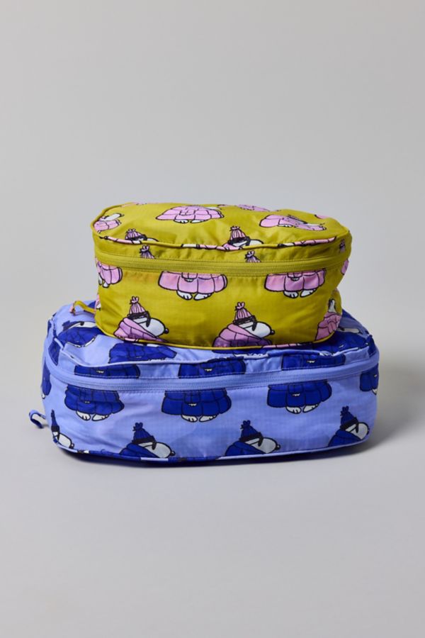 Slide View: 1: BAGGU X Peanuts Packing Cube Set