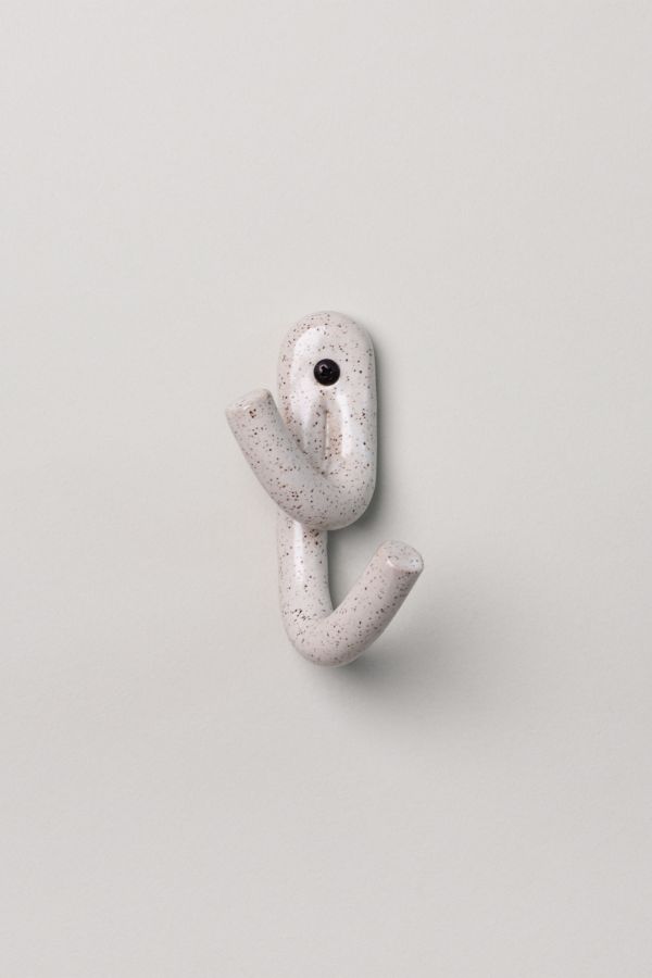 Slide View: 2: SIN Ceramic Leggy Crossed Wall Hook