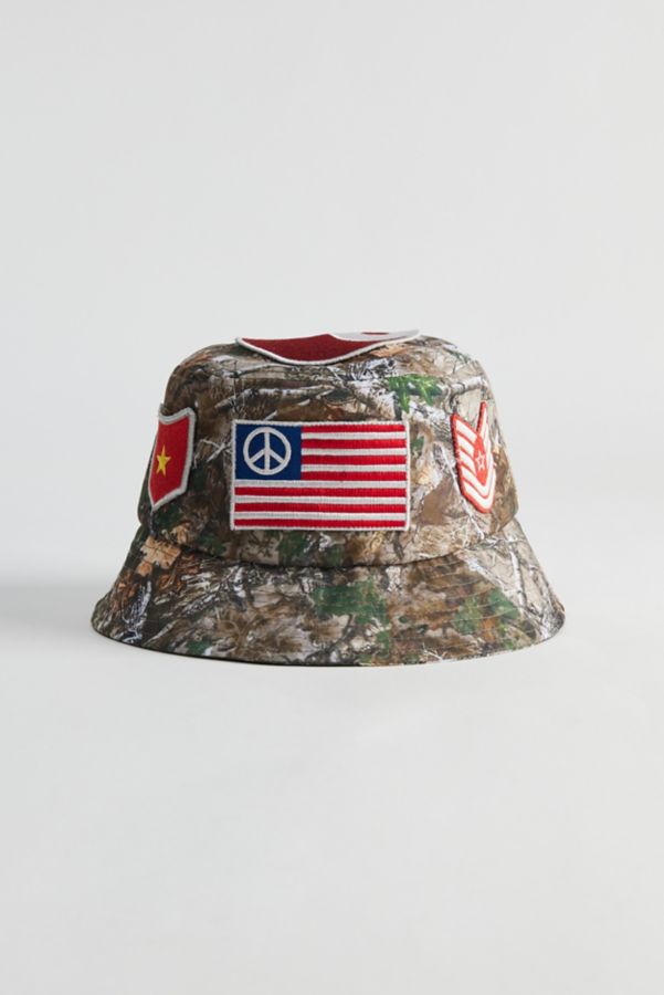 Slide View: 2: Tree Camo Patch Bucket Hat