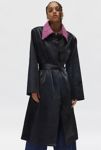 Thumbnail View 1: Trench-Coat Peggy Hosbjerg en Simili Cuir