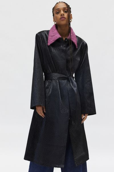 Trench-Coat Peggy Hosbjerg en Simili Cuir