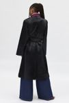 Thumbnail View 4: Trench-Coat Peggy Hosbjerg en Simili Cuir