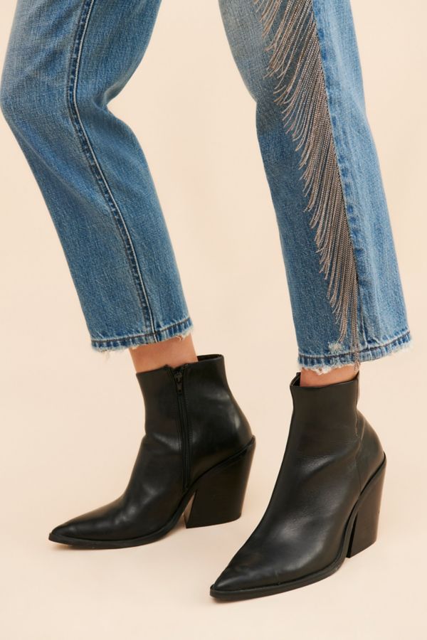 Slide View: 4: Blue Revival Piper Chain Fringe Jeans