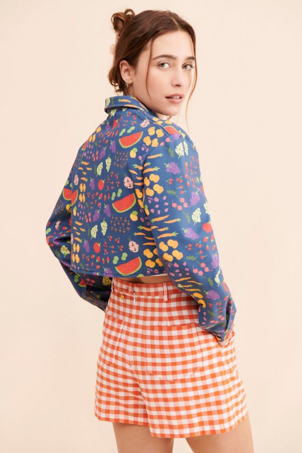 Slide View: 2: Nuuly Says Gah! Farmers Market Cropped Jacket