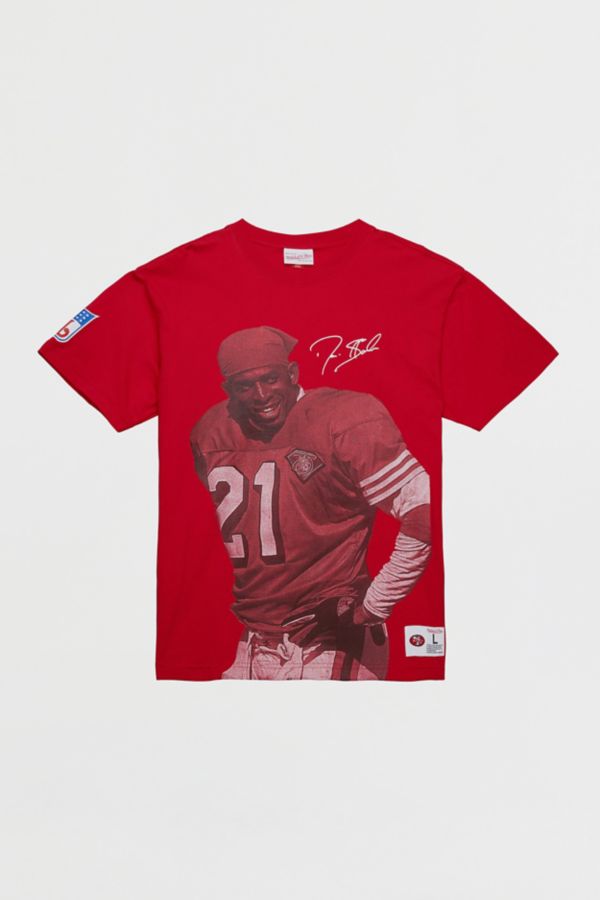 Slide View: 1: Mitchell & Ness NFL San Francisco 49ers Deion Sanders Graphic Tee