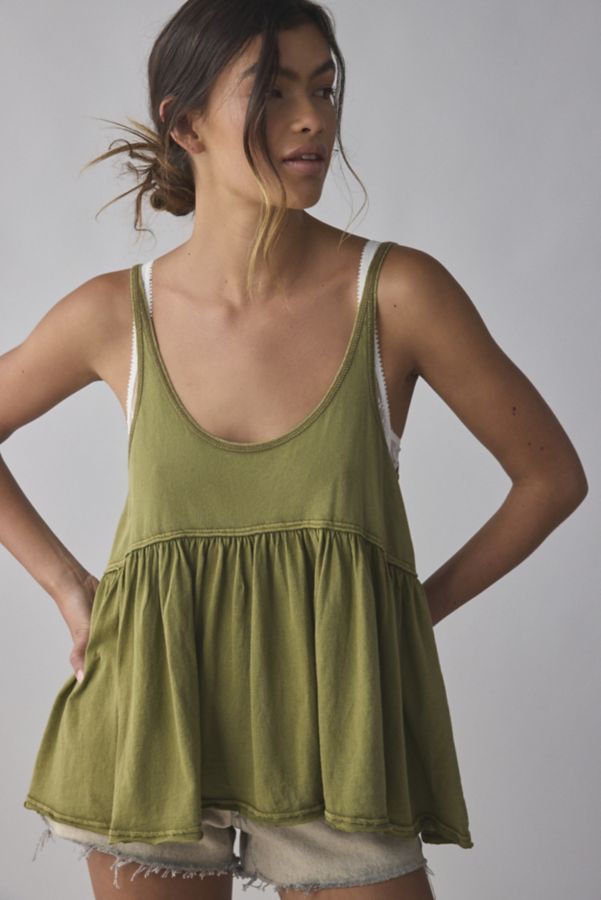 Slide View: 2: BDG Colby Babydoll Tunic Tank Top