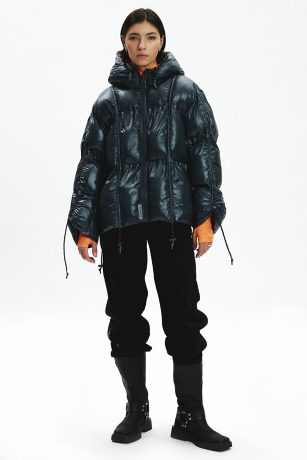 Slide View: 4: Hosbjerg Paris Cinched Puffer Jacket