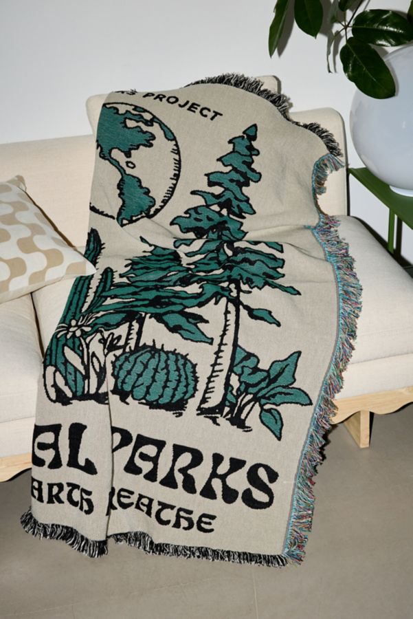 Slide View: 1: Parks Project Love Nature Throw Blanket