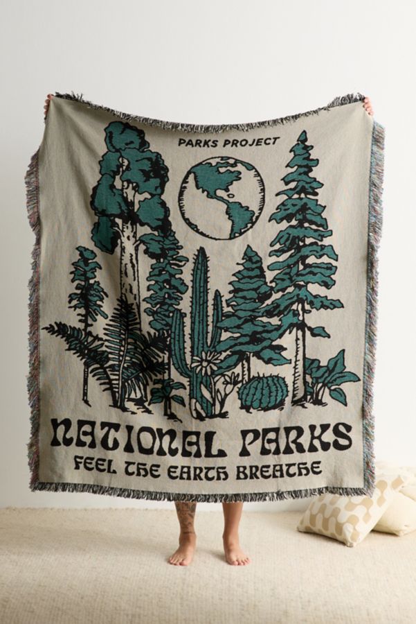 Slide View: 2: Parks Project Love Nature Throw Blanket