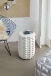 Thumbnail View 1: Puffy Knitted Ceramic Side Table