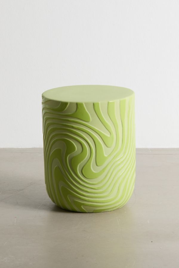 Slide View: 3: Spyro Ceramic Indoor/Outdoor Side Table