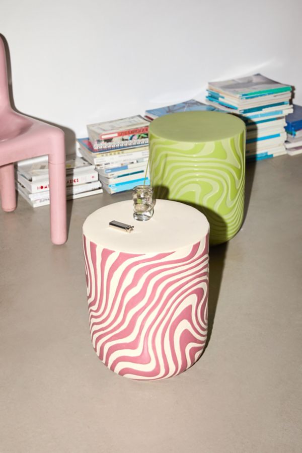 Slide View: 6: Spyro Ceramic Indoor/Outdoor Side Table