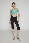 Thumbnail View 2: Silence + Noise Poppy Keyhole Halter Top