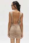 Thumbnail View 2: AFRM Calliope Ruched Open Back Boatneck Mini Dress