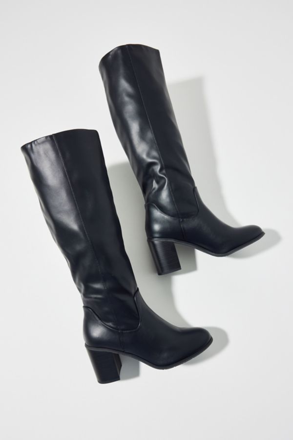 Slide View: 2: BC Footwear By Seychelles Back To Life Tall Block Heel Boot