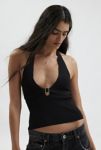 Thumbnail View 1: Silence + Noise Rennie Belted Halter Sweater